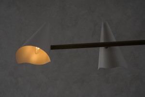 Clementia Pendant Lamp L137xW36,5xH24 white