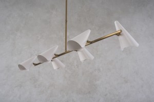 Clementia Pendant Lamp L137xW36,5xH24 white