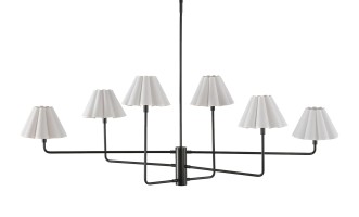 Amani Chandelier L166xW26 bronze