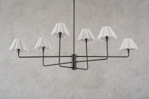 Amani Chandelier L166xW26 bronze