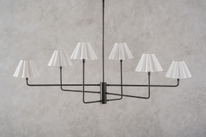 Amani Chandelier L166xW26 bronze