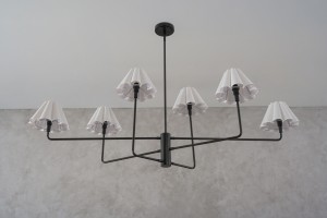 Amani Chandelier L166xW26 bronze