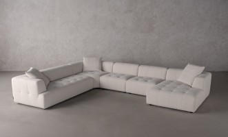 Tate Corner Sofa Left Angle (LOT2 fabric)