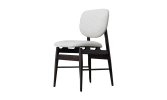Milton Chair (Fabric: SOFT ROCK 102 MUSLIN (Cat. 3))