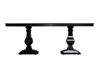 Classic Rectangular Dining Table (Color: legs RAL 9005)