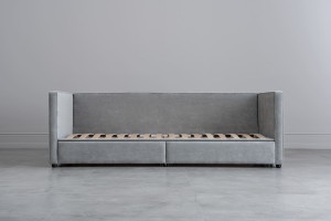 Ripley Sofabed with storage 120x200 cm (Fabric: EASY BOUCLE col.25 Mint (Cat. 3); mattress cover 23 cm height)