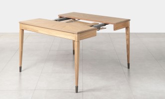 Phoenix Rectangular Folding Dining Table (Color: Oak light (veneer))