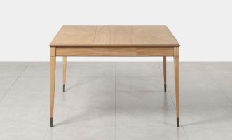 Phoenix Rectangular Folding Dining Table (Color: Oak light (veneer))