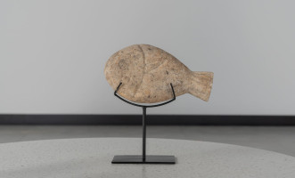Stone Fish Statue Decoration Set Of 3
