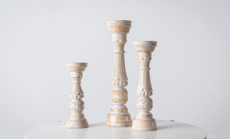 Set Of 3 Arlo Candle Holders Albesia