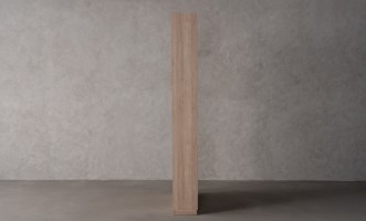 Chess Bookshelf 5-Facades and Back Wall (Color: Sand Oak (Egger))