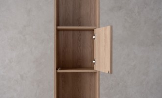 Chess Bookshelf 1-Facades and Back Wall (Color: Sand Oak (Egger))