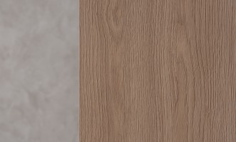 Chess Bookshelf 1-Facades and Back Wall (Color: Sand Oak (Egger))