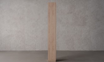 Chess Bookshelf 1-Facades and Back Wall (Color: Sand Oak (Egger))