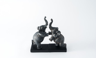 Elephants Bookend