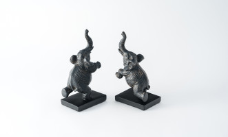 Elephants Bookend