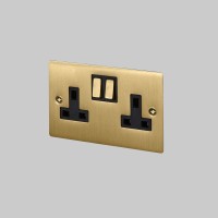 SOCKET 2G UK Socket Brass