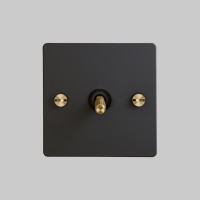 1G Toggle Switch Smoked Bronze Brass [EL340]