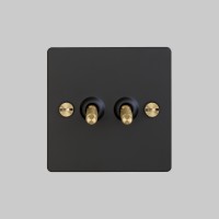 2G Toggle Switch Smoked Bronze Brass [EL440]