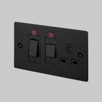 Cooker Control Unit with neon - Black - Black interior