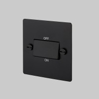 Triple Pole Fan Switch - Black - Black interior