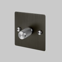 1G Dimmer 120W Smoked Bronze Steel Detail [EL141P]
