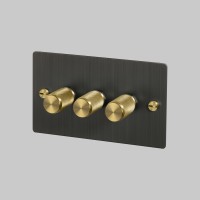 3G Dimmer 120W Smoked Bronze Brass Detail [EL740P]
