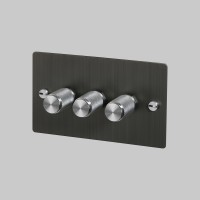 3G Dimmer 120W Smoked Bronze Steel Detail [EL741P]