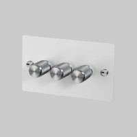 3G Dimmer 120W White Steel Detail [EL731P]