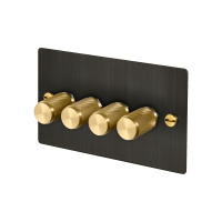 4G Dimmer 120W Smoked Bronze Brass Detail [EL840P]
