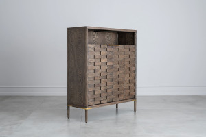 Textures Bar Cabinet with 2 Doors