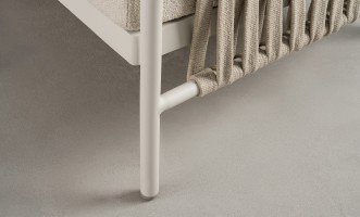 Taormina Light 3 Seater Outdoor Sofa Haze Sandy