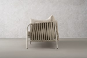 Taormina Light 3 Seater Outdoor Sofa Haze Sandy