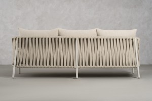 Taormina Light 3 Seater Outdoor Sofa Haze Sandy