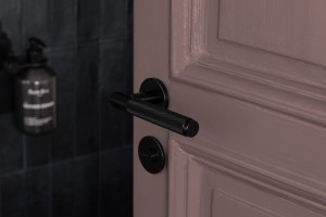 Thumbturn Lock Cross Black