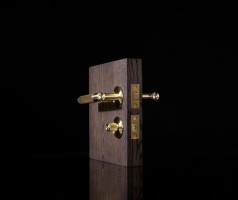 Thumbturn Lock Cross Brass