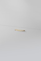 Pull Bar Linear Small 150mm Brass