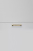 Pull Bar Linear Small 150mm Brass