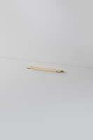 Pull Bar Linear Medium 250mm Brass