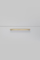 Pull Bar Linear Medium 250mm Brass