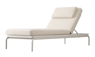 Taormina Light Outdoor Sunlounger Haze Sandy