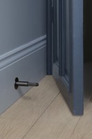 Door Stop Wall Mounted Black