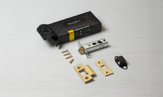 Tubular Latch for Door Handle 57mm Backset Black