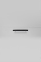 Pull Bar Plate Linear Small 190mm Black (non US)