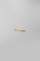 Pull Bar Plate Linear Small 190mm Brass (non US)