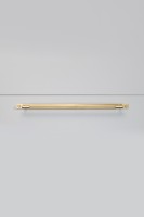 Pull Bar Plate Linear Large 390mm Brass (non US)