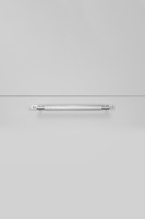 Pull Bar Plate Linear Medium 290mm Steel (non US)