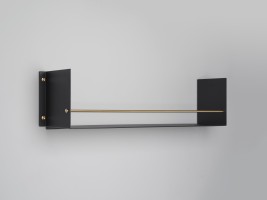 Girder Shelf Black Brass