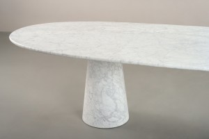 Uno Carrara Oval Dining Table 300 cm