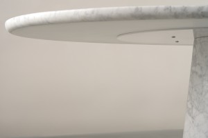 Uno Carrara Oval Dining Table 300 cm